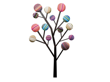 BUBBLE TREE - Wall-mounted steel coat rack by KARE Design - view 2